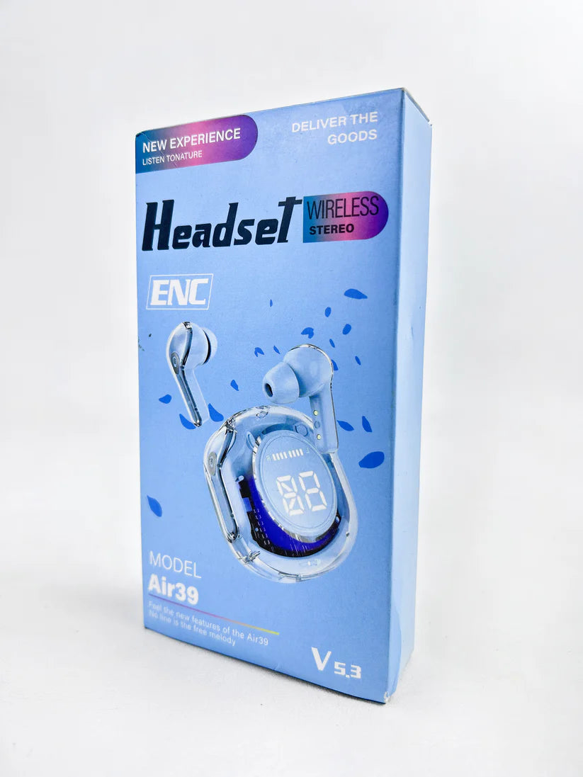 Air 39 TWS Small Ice Cubes Bluetooth Earbuds