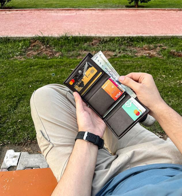 Balebaily Crocodile PU Leather Wallet