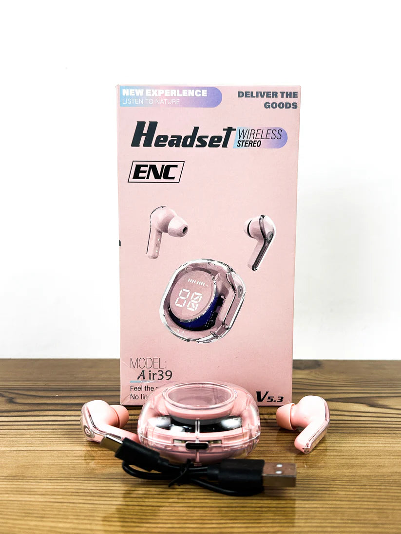 Air 39 TWS Small Ice Cubes Bluetooth Earbuds