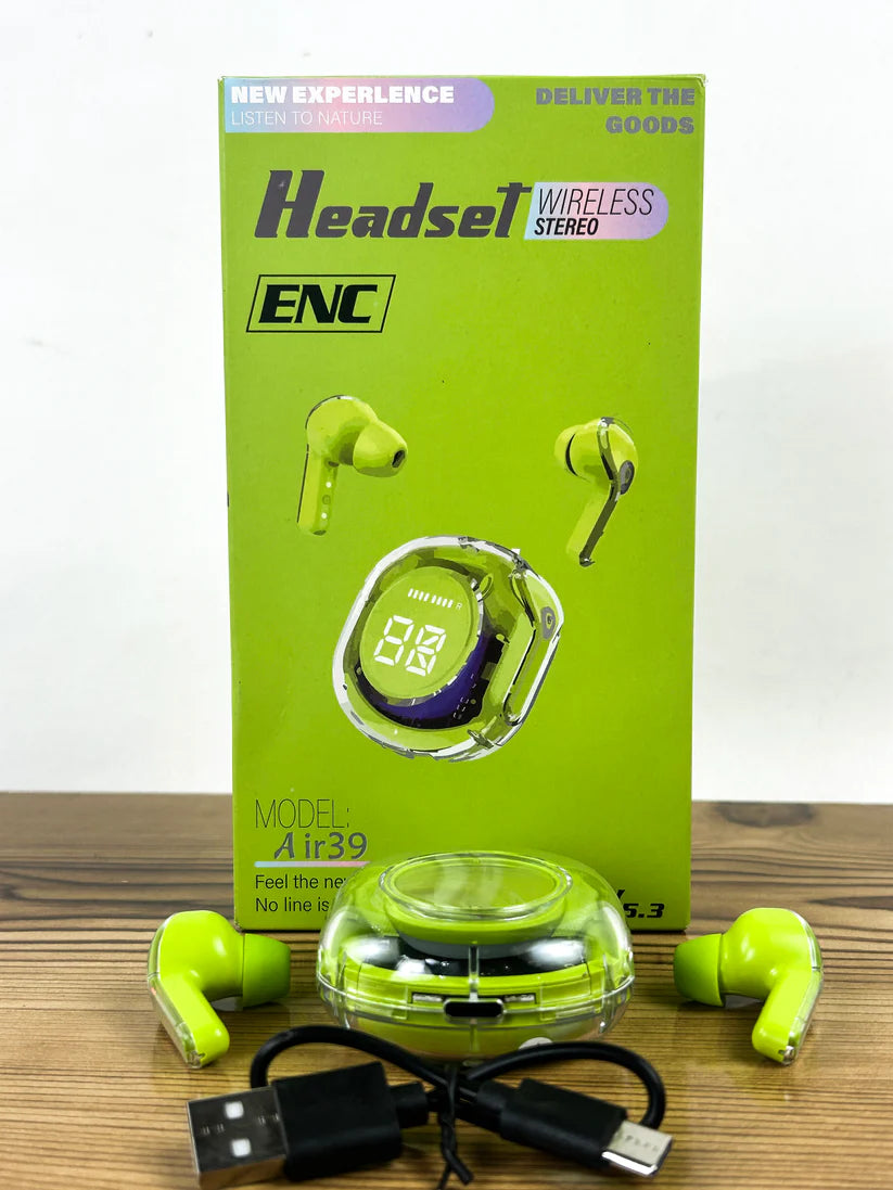 Air 39 TWS Small Ice Cubes Bluetooth Earbuds