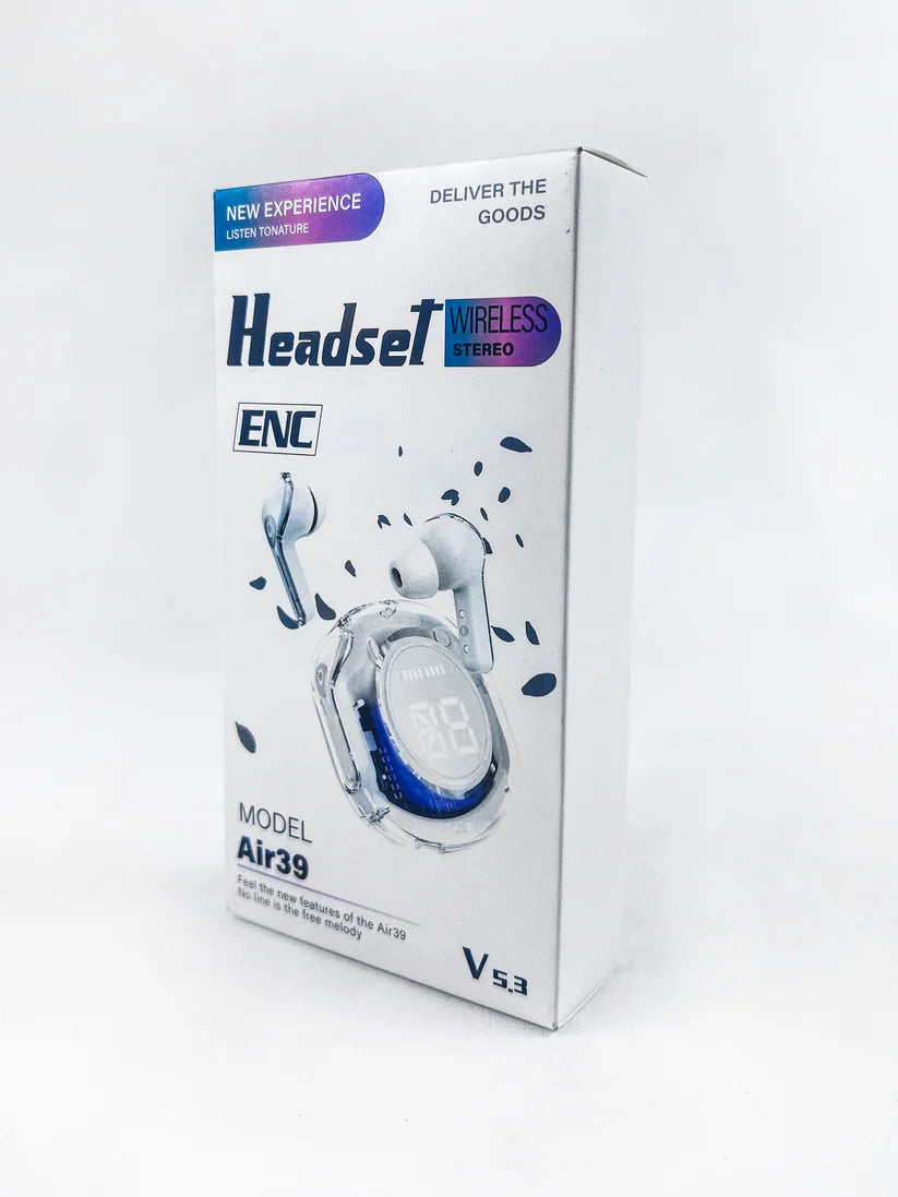 Air 39 TWS Small Ice Cubes Bluetooth Earbuds