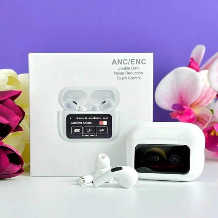 A9 Pro ANC/ENC Wireless Earbuds, Noise Reduction & Touch Control, for Gaming