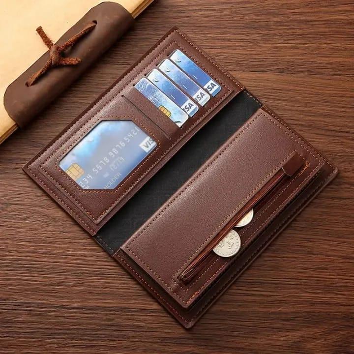 Long PU Leather Eagle Wallet