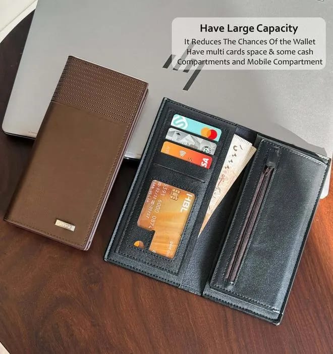 Elite Long Leather Wallet (Imported)