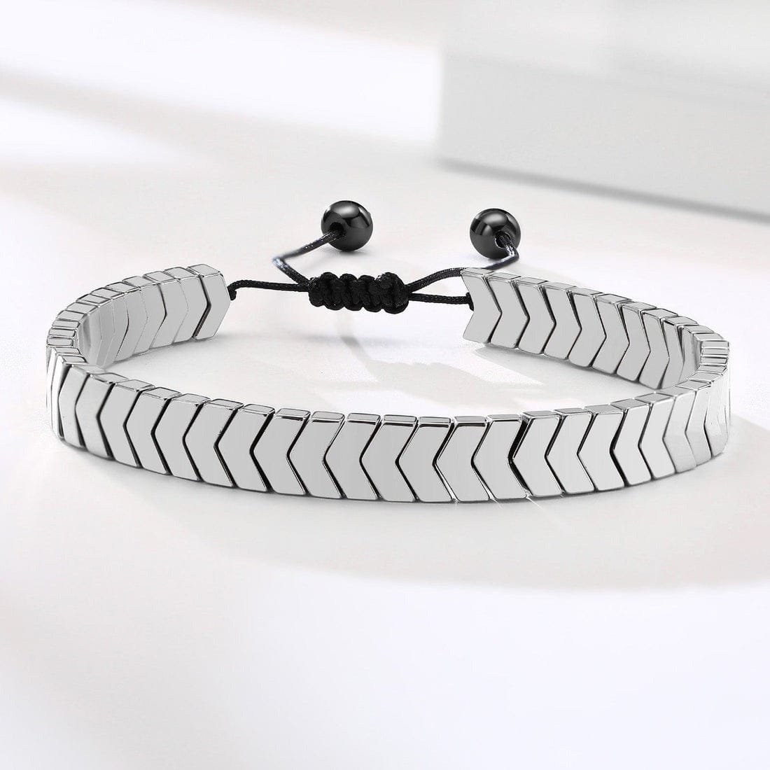 Stainless steel Arrow Gold Adjustable knotted Chain Bracelet Pack of 3